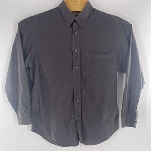 Roundtree & Yorke Gold Label Sz Large‎ Mens Casual Shirt Green Houndstooth